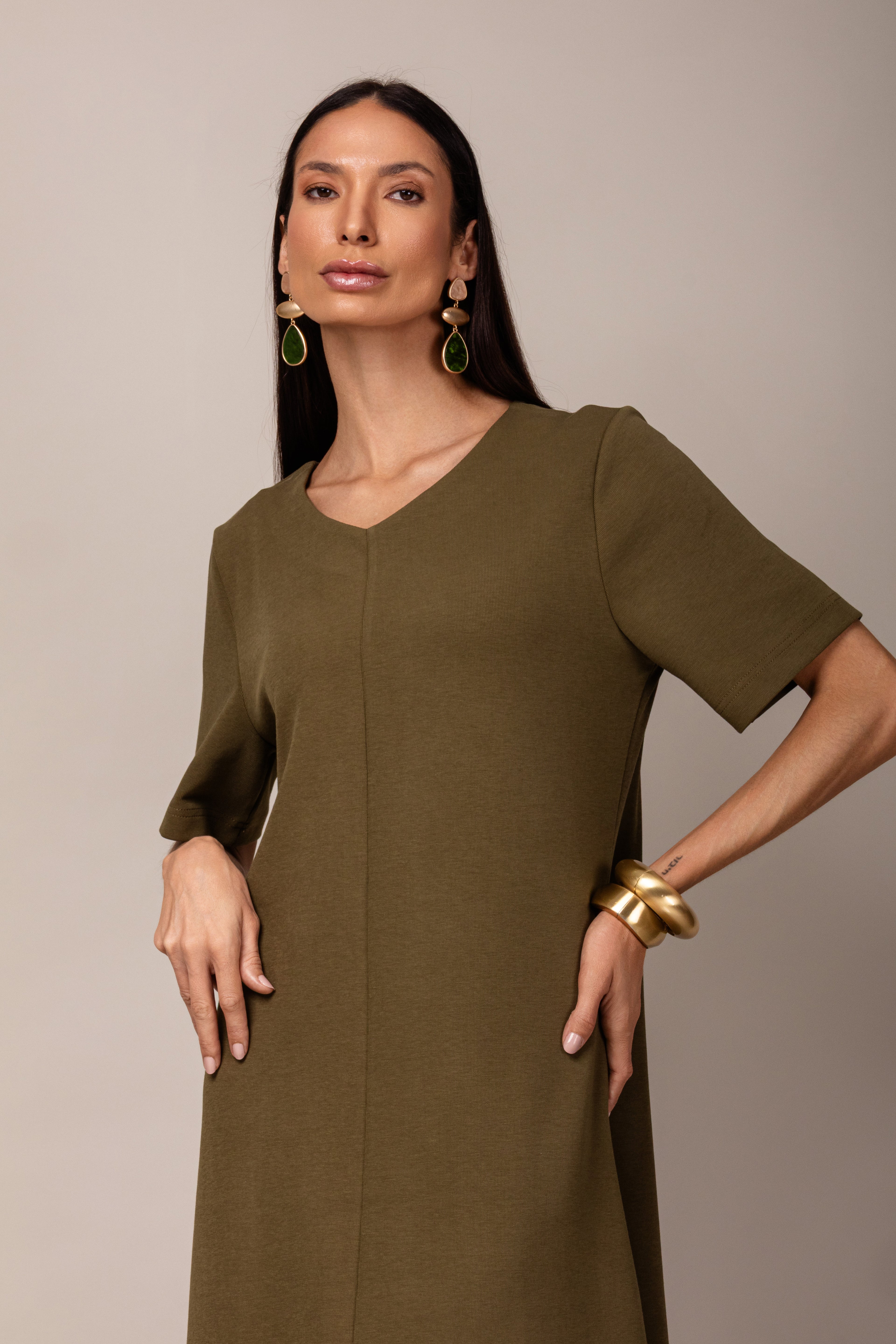 Max vestido em malha