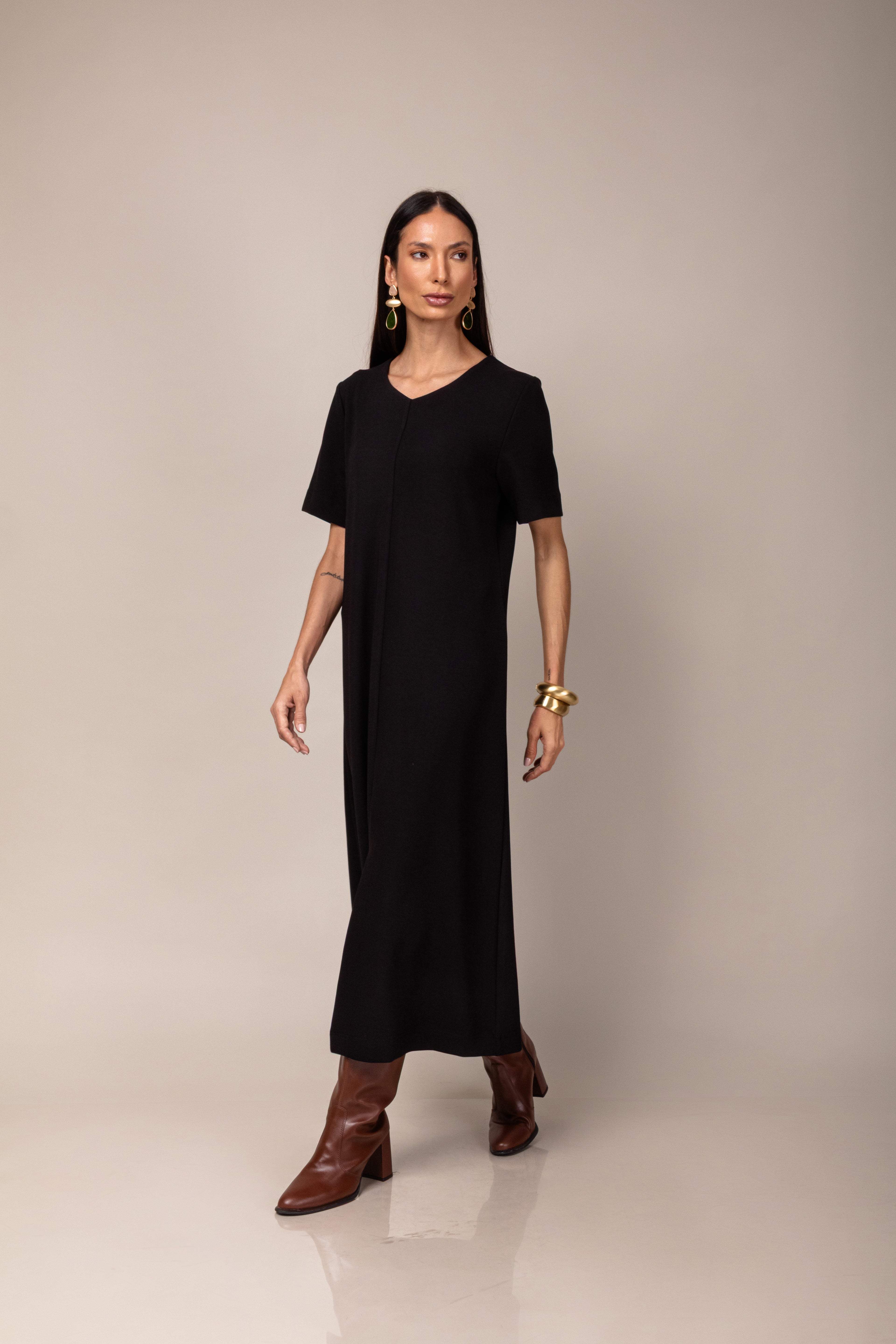 Max vestido em malha