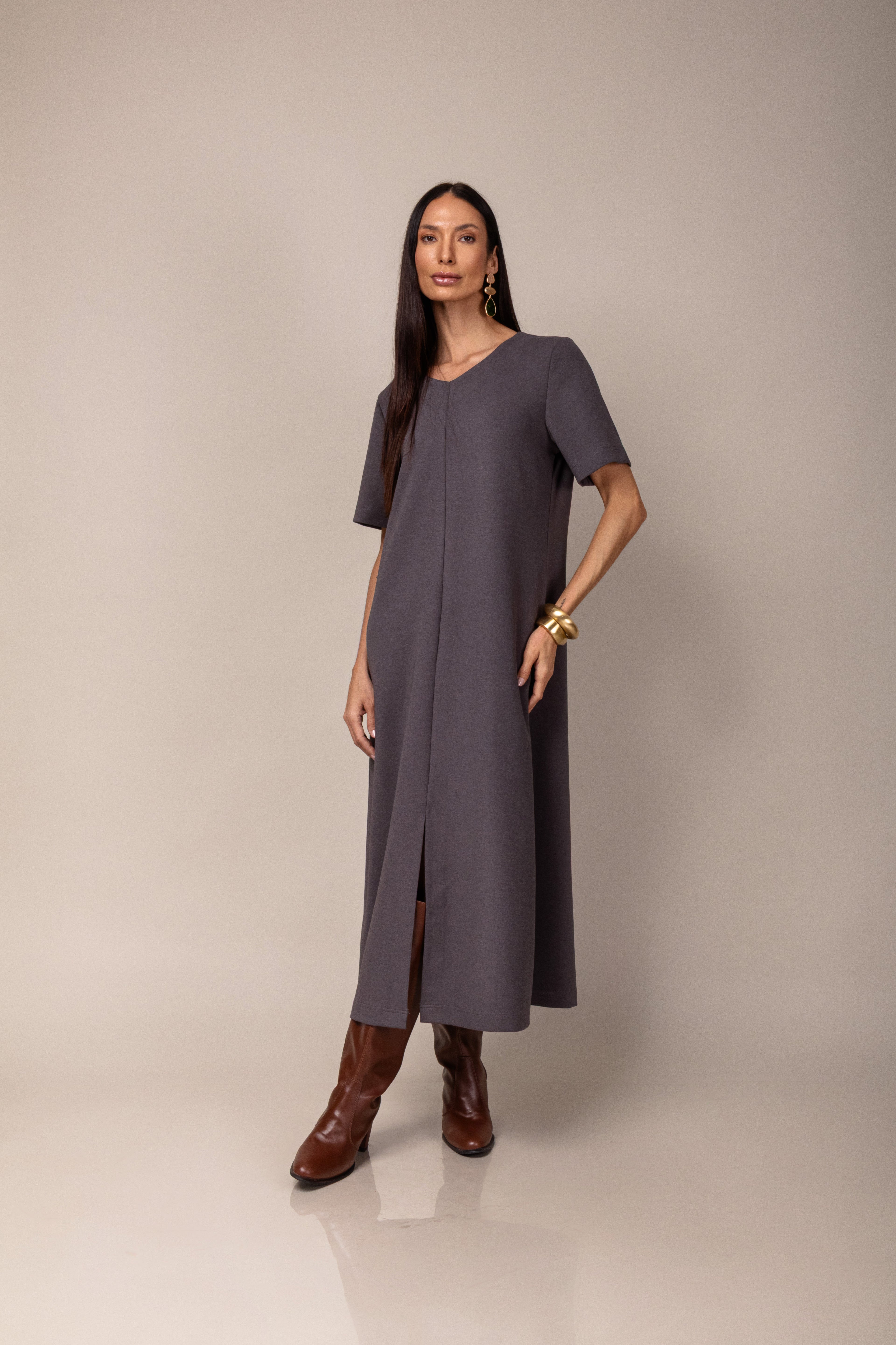 Max vestido em malha