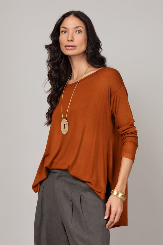 Blusa gola redonda