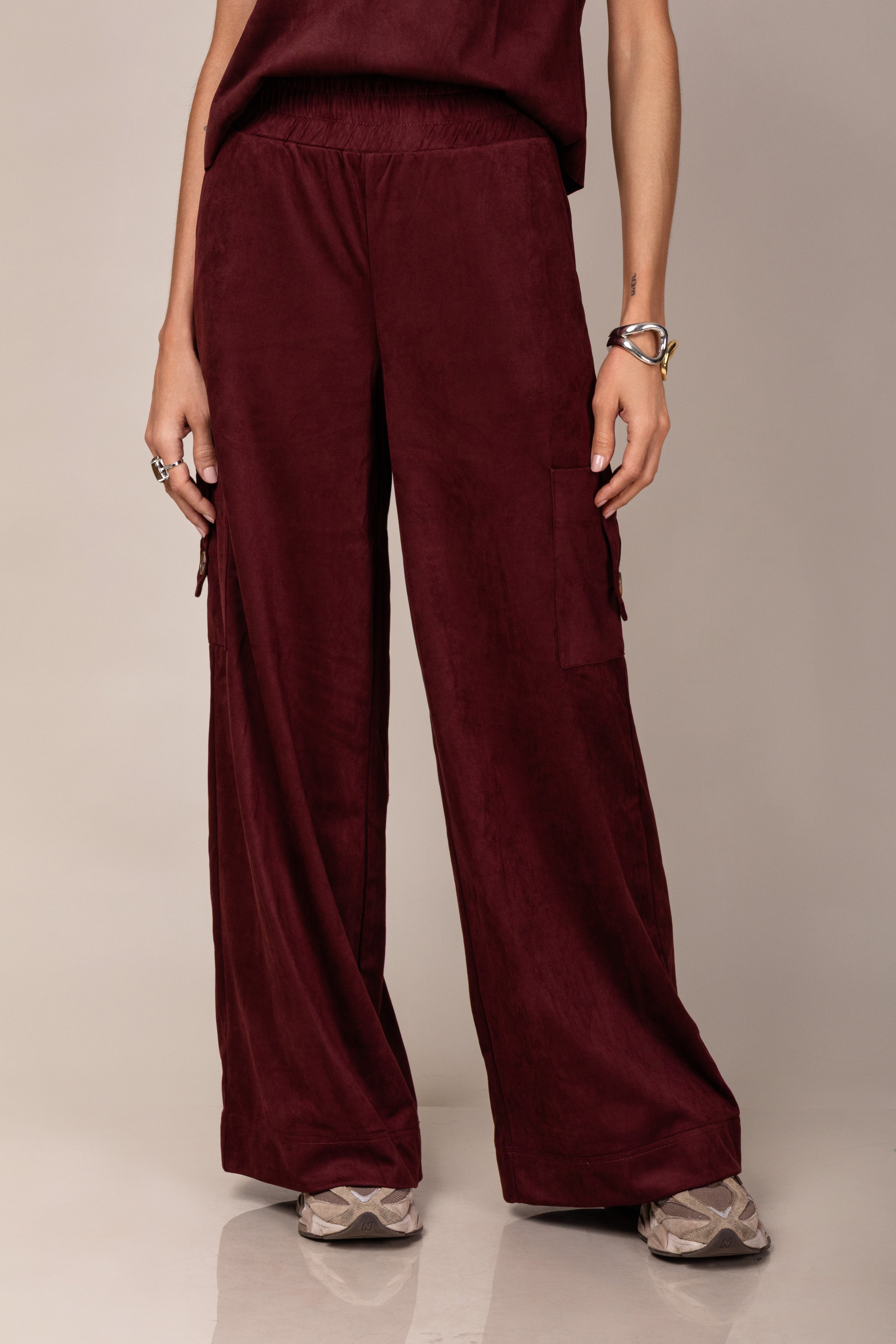 Calça pantalona cargo