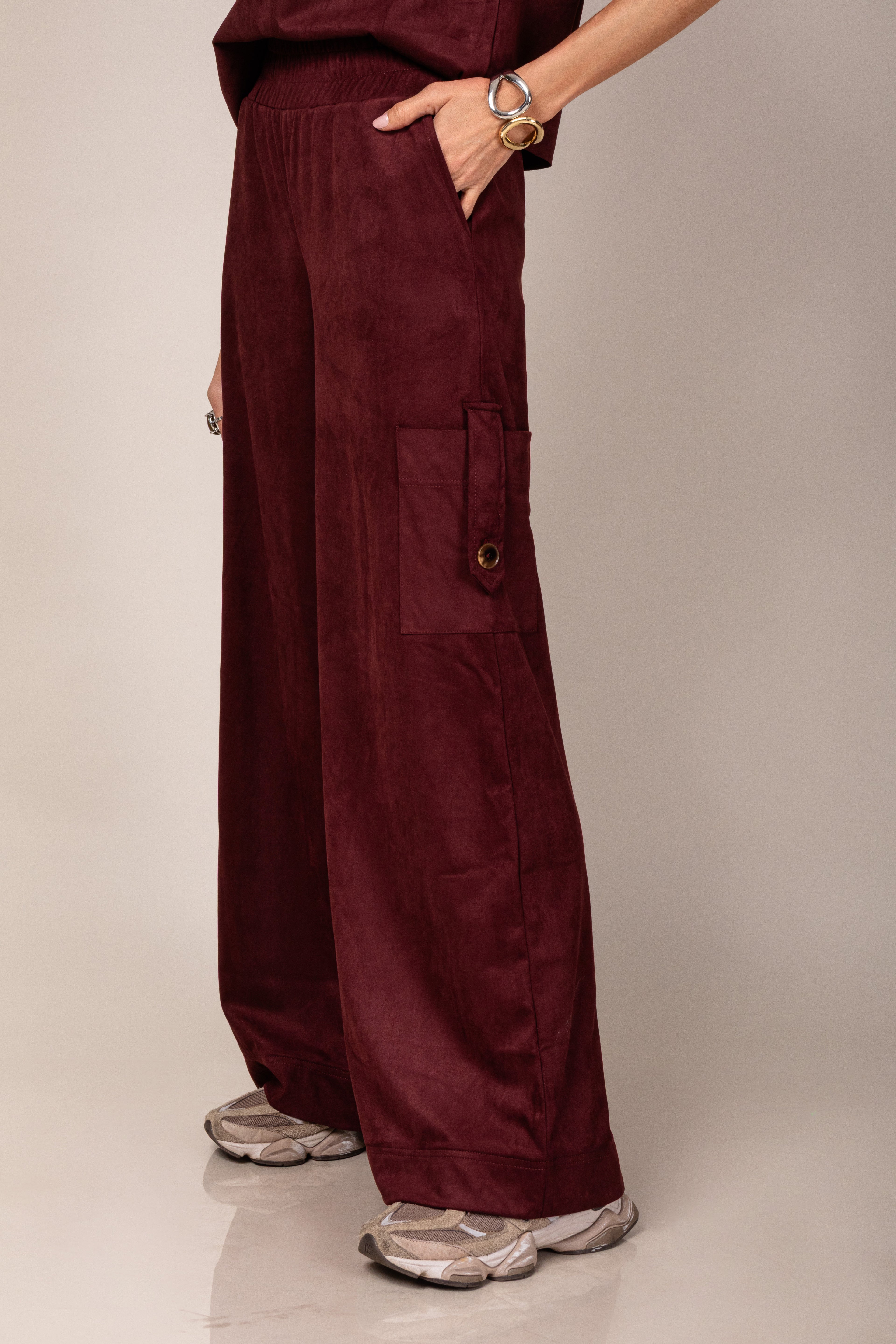 Calça pantalona cargo