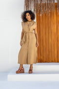 Chemise midi em linho