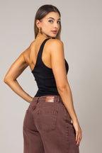 Bermuda jeans desfiada