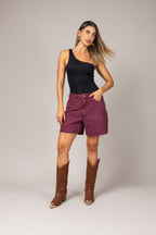 Bermuda jeans desfiada