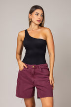 Bermuda jeans desfiada