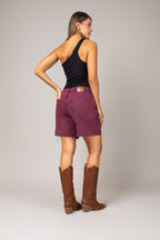 Bermuda jeans desfiada