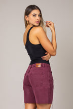 Bermuda jeans desfiada