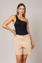 Bermuda jeans desfiada