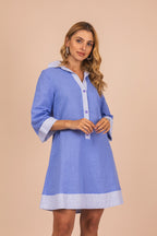 Chemise manga longa em linho