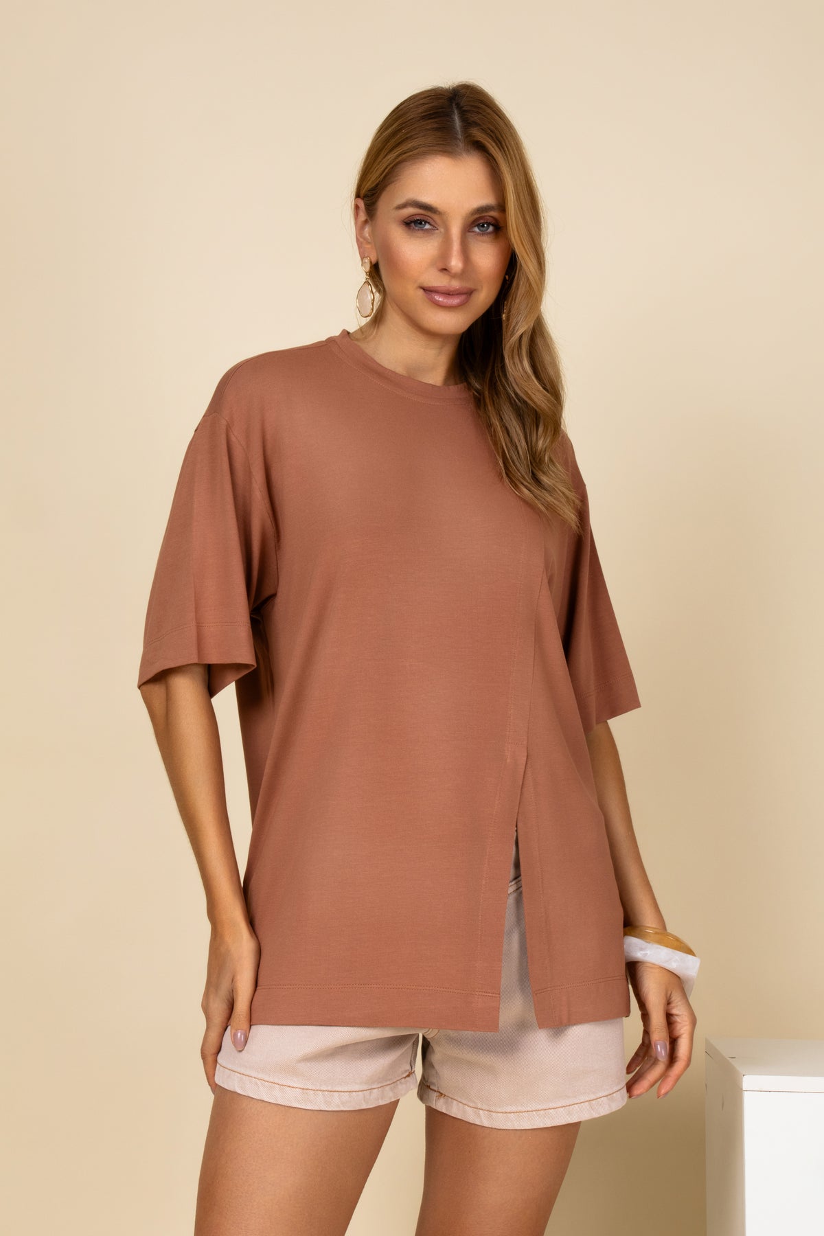 Blusa com recorte