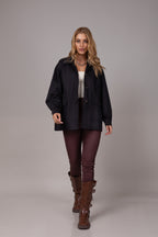 Parka com bolsos utilitários