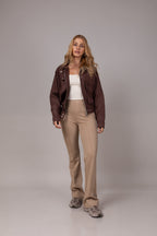Calça montaria flare