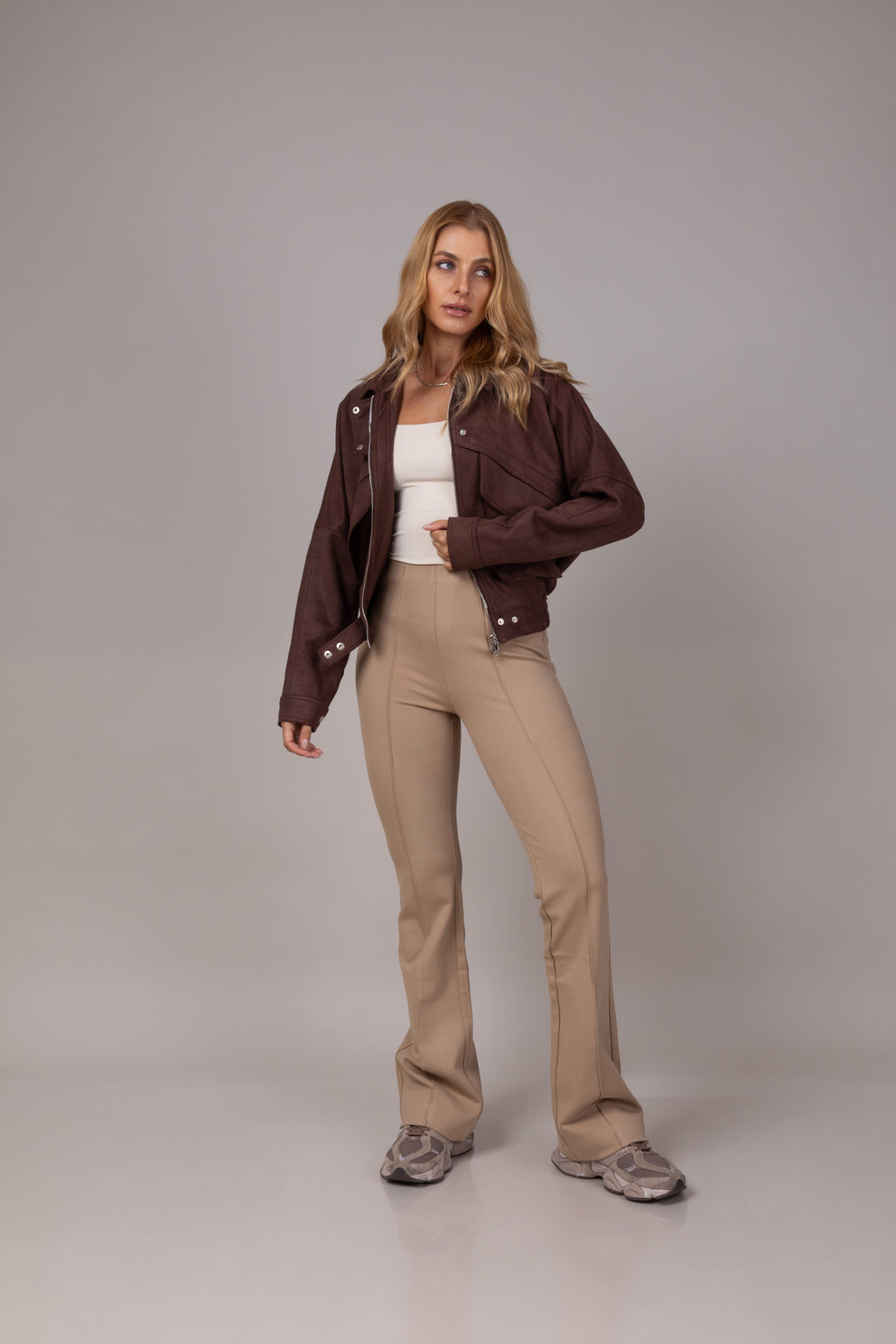 Calça montaria flare