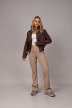 Calça montaria flare