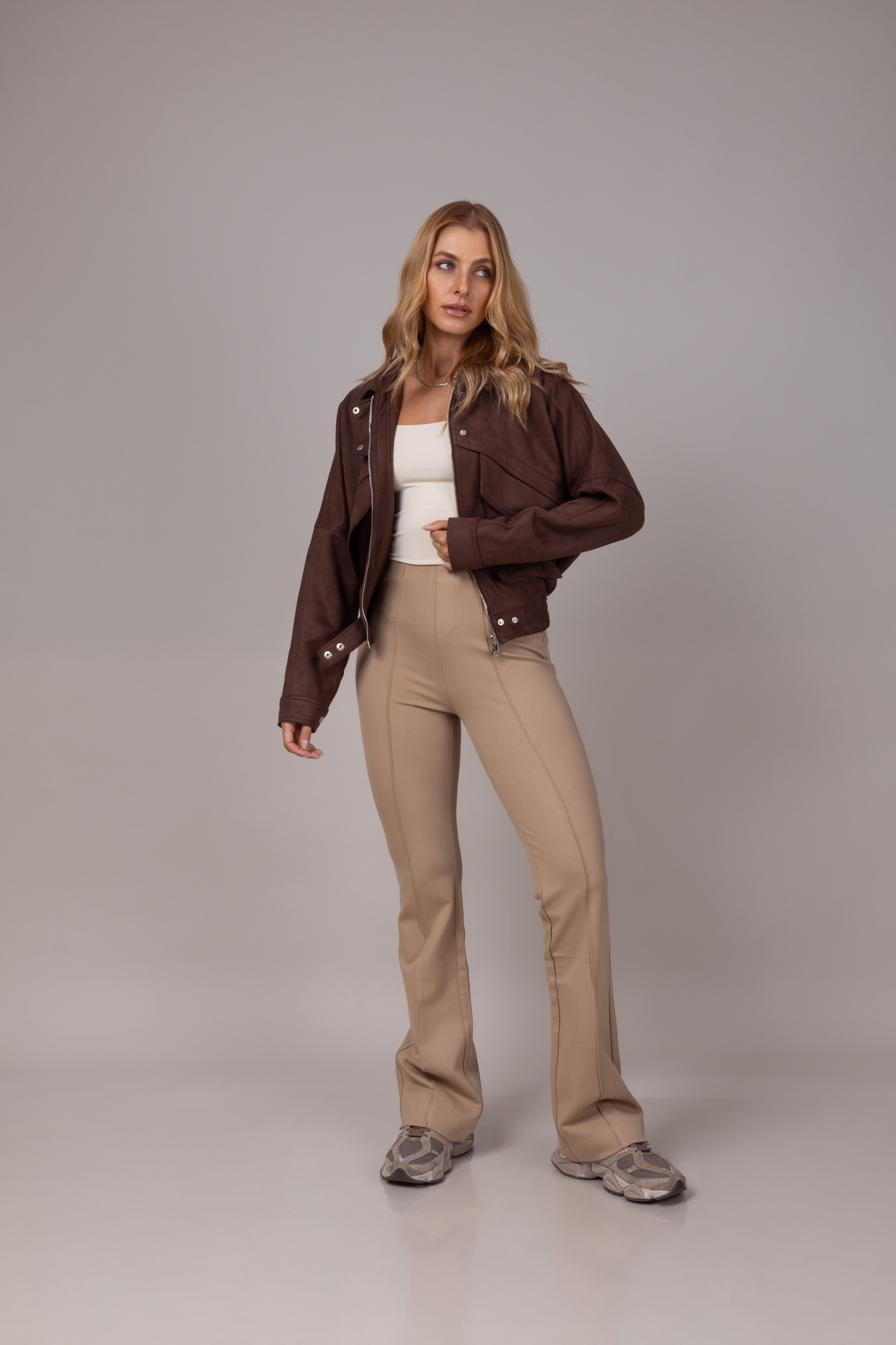 Calça montaria flare