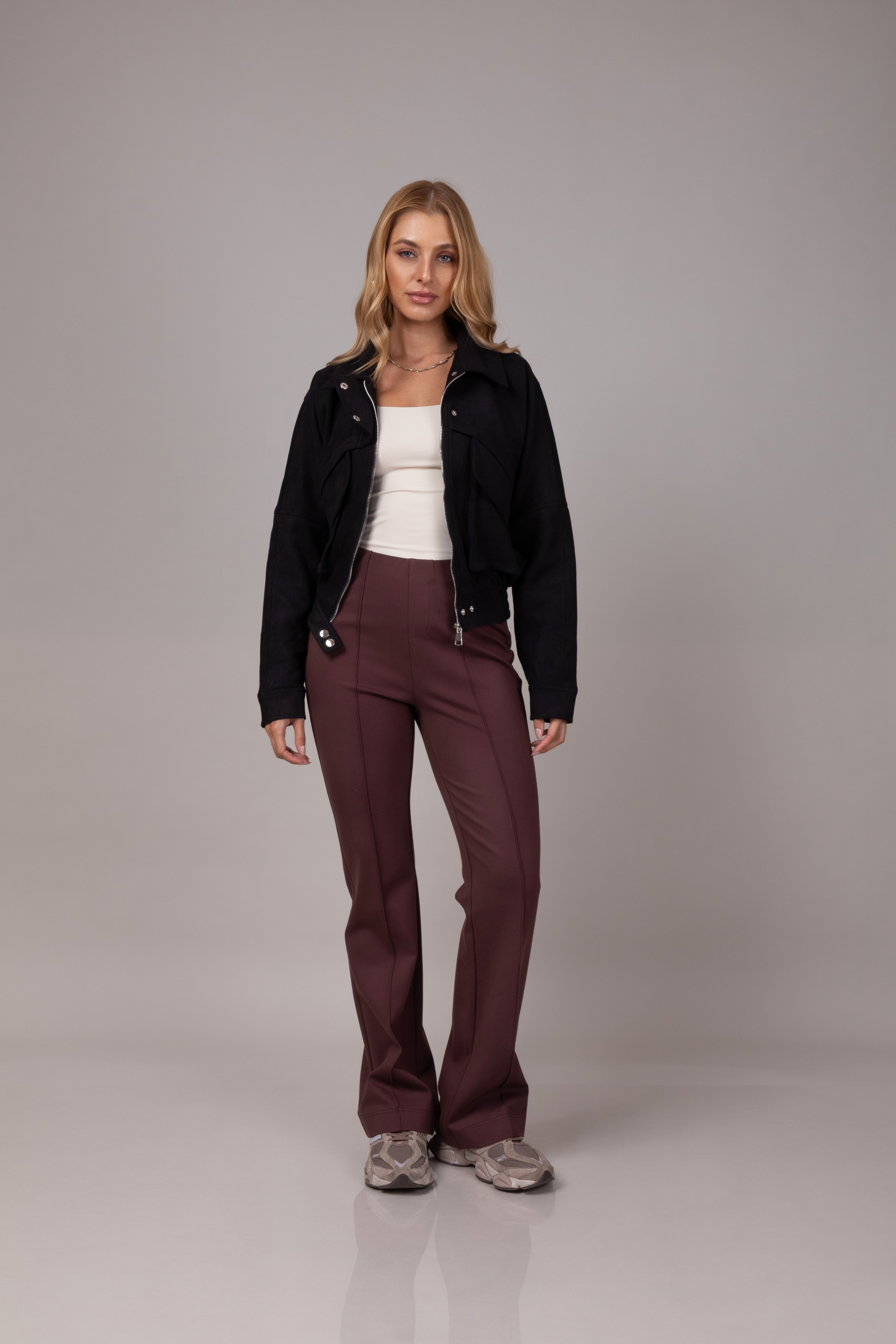 Calça montaria flare