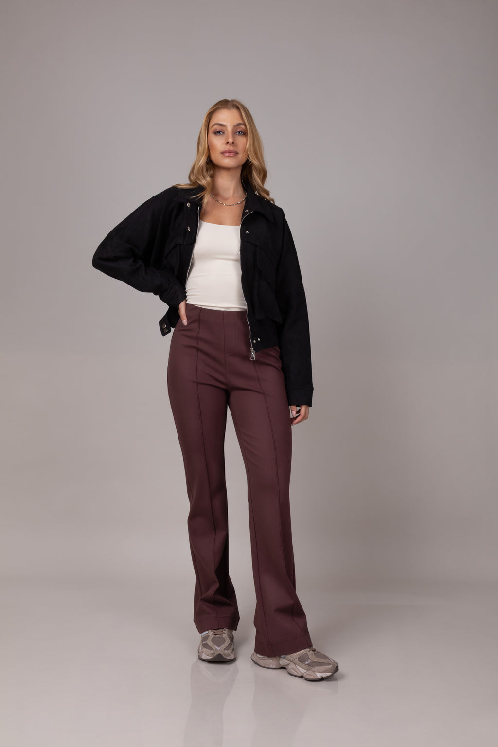 Calça montaria flare
