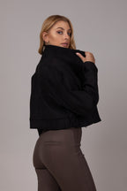 Jaqueta bomber camurça