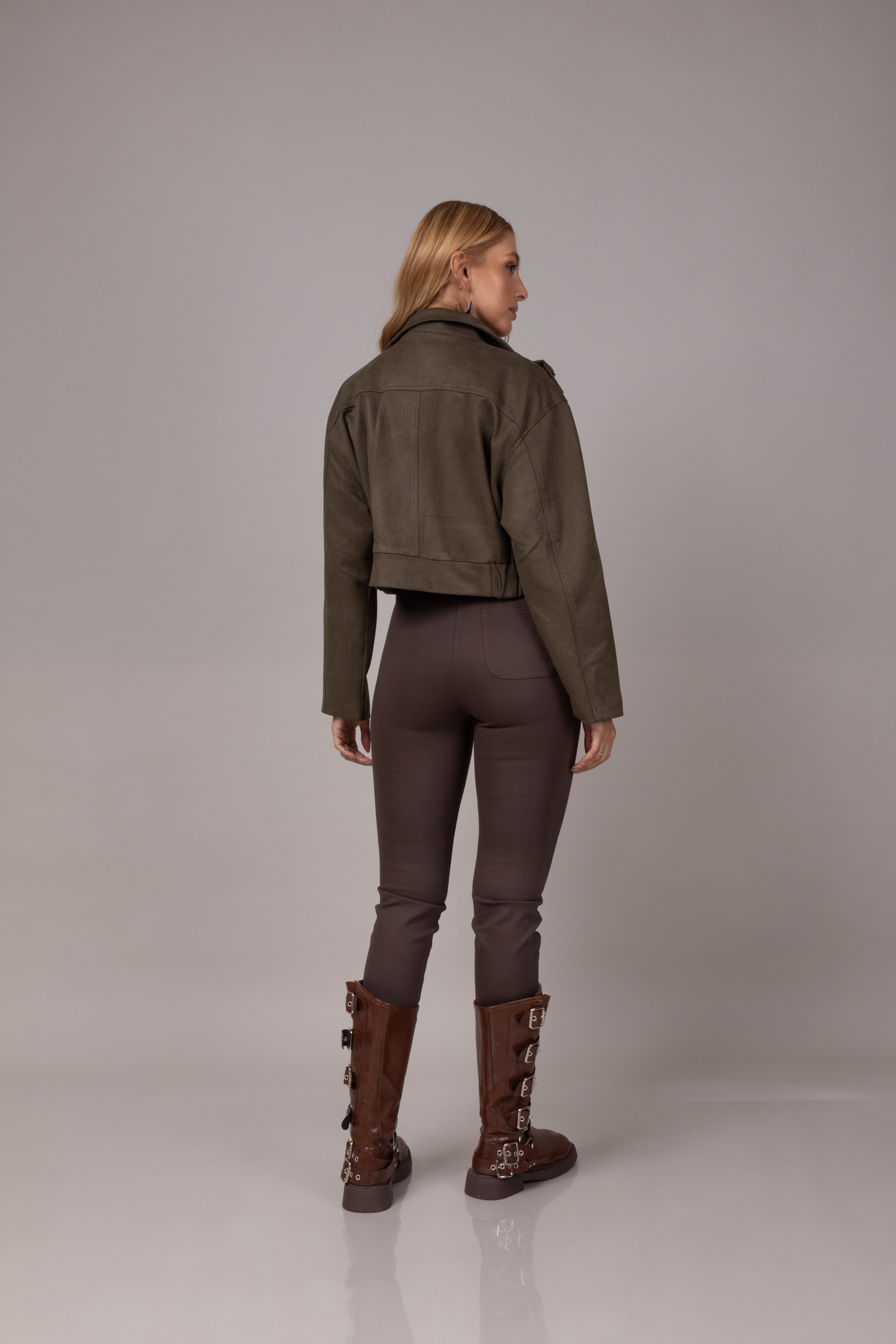 Legging montaria com botões