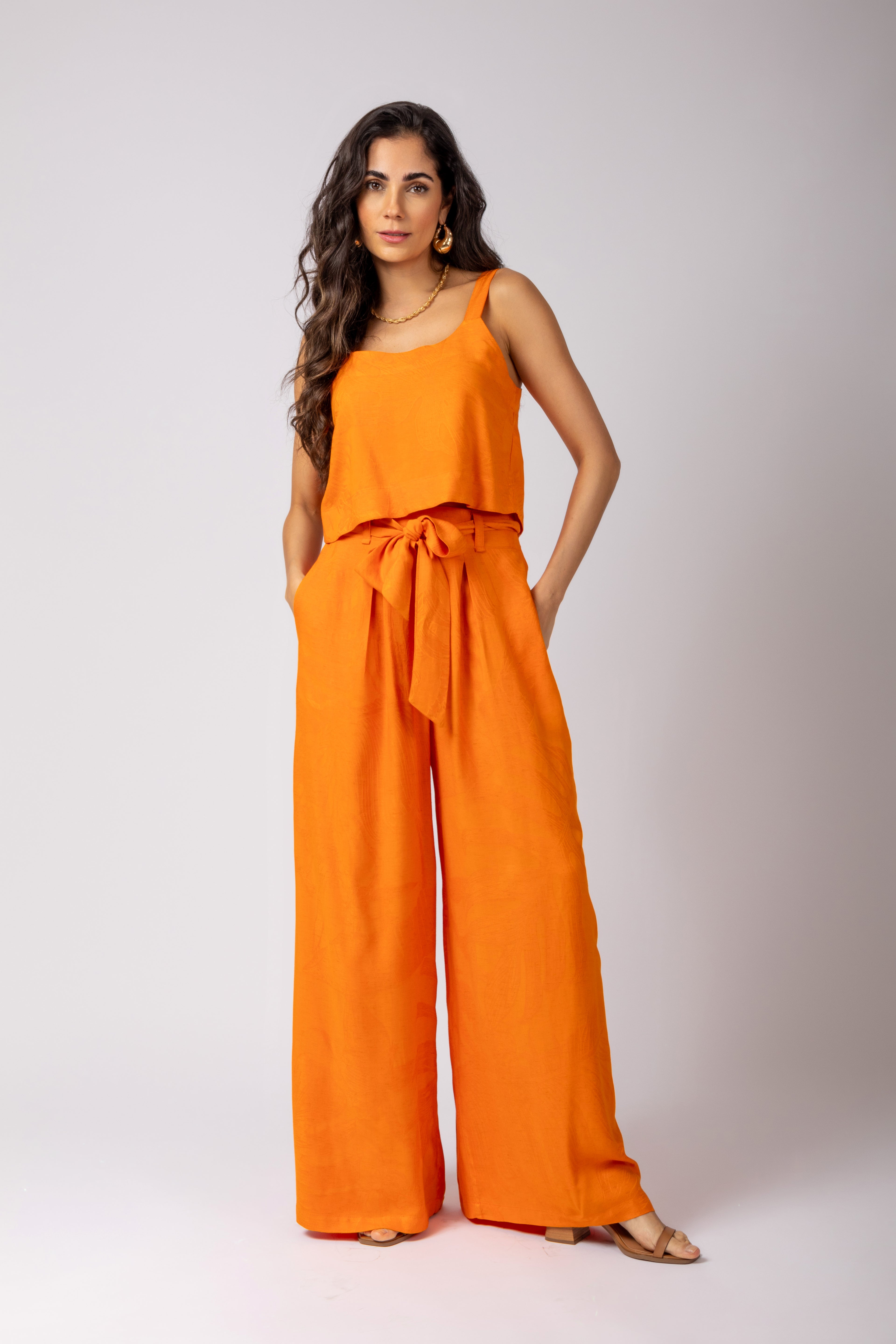 Conjunto regata e pantalona