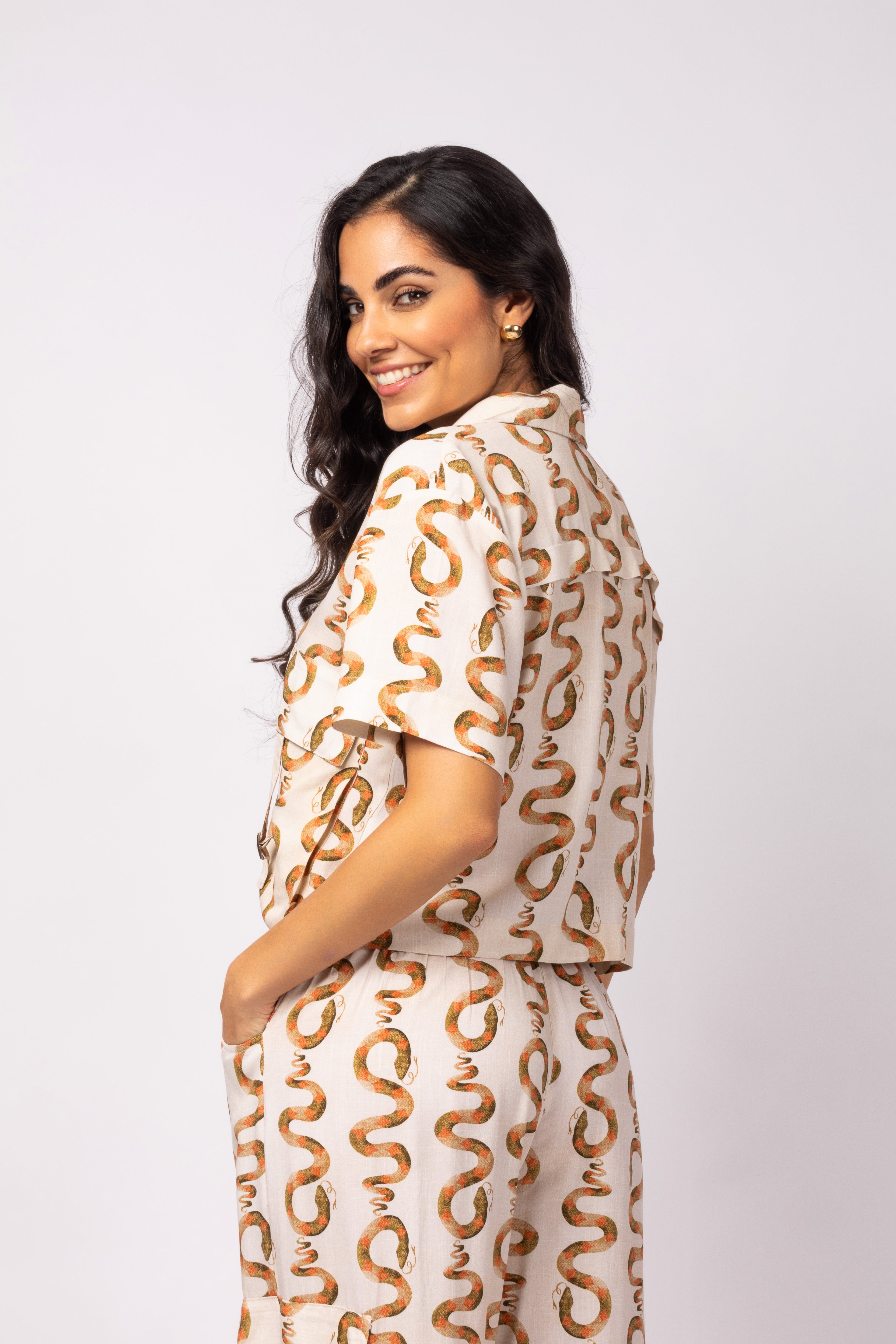 Máxi cropped snakes