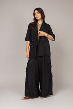 Calça pantalona cargo