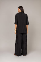 Calça pantalona cargo
