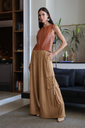 Calça pantalona cargo