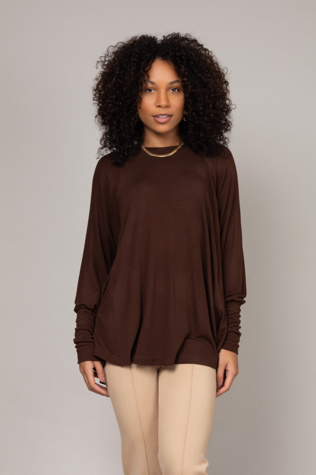 Blusa manga longa