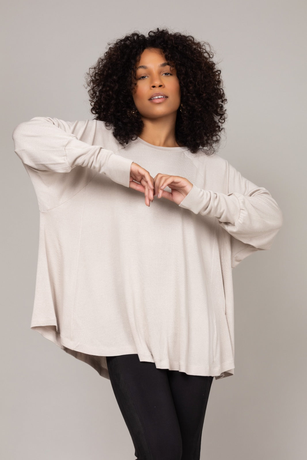 Blusa manga longa