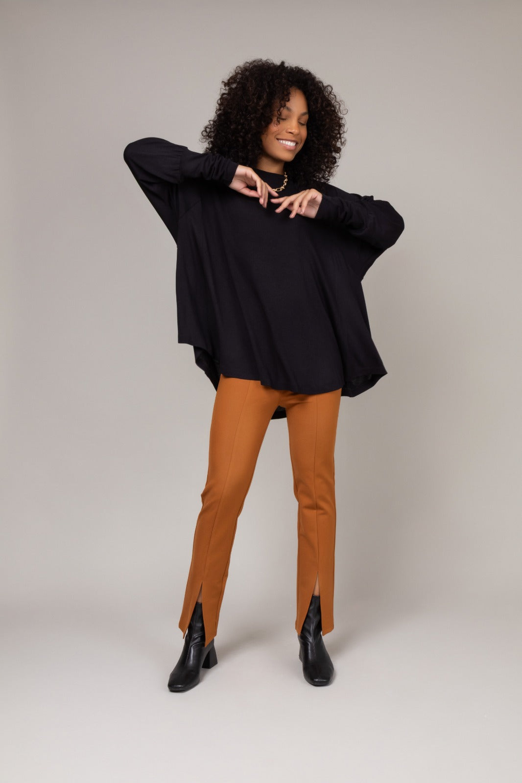 Blusa manga longa