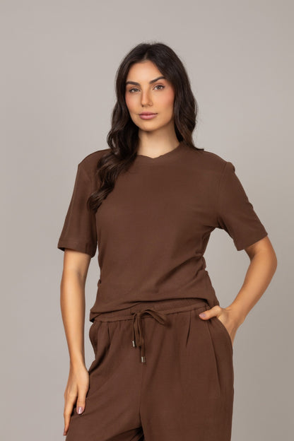 Conjunto em malha microfibra
