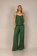 Conjunto pantalona com blusa soltinha