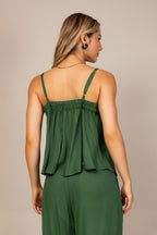 Conjunto pantalona com blusa soltinha