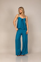 Conjunto pantalona com blusa soltinha
