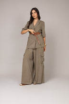 Calça pantalona cargo