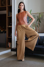 Calça pantalona cargo