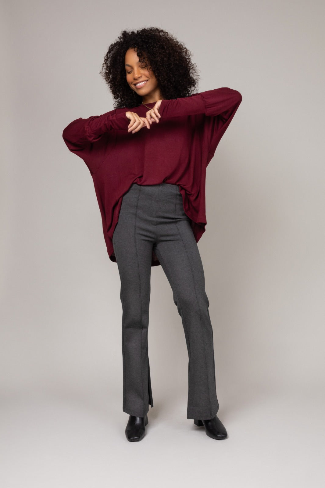 Blusa manga longa