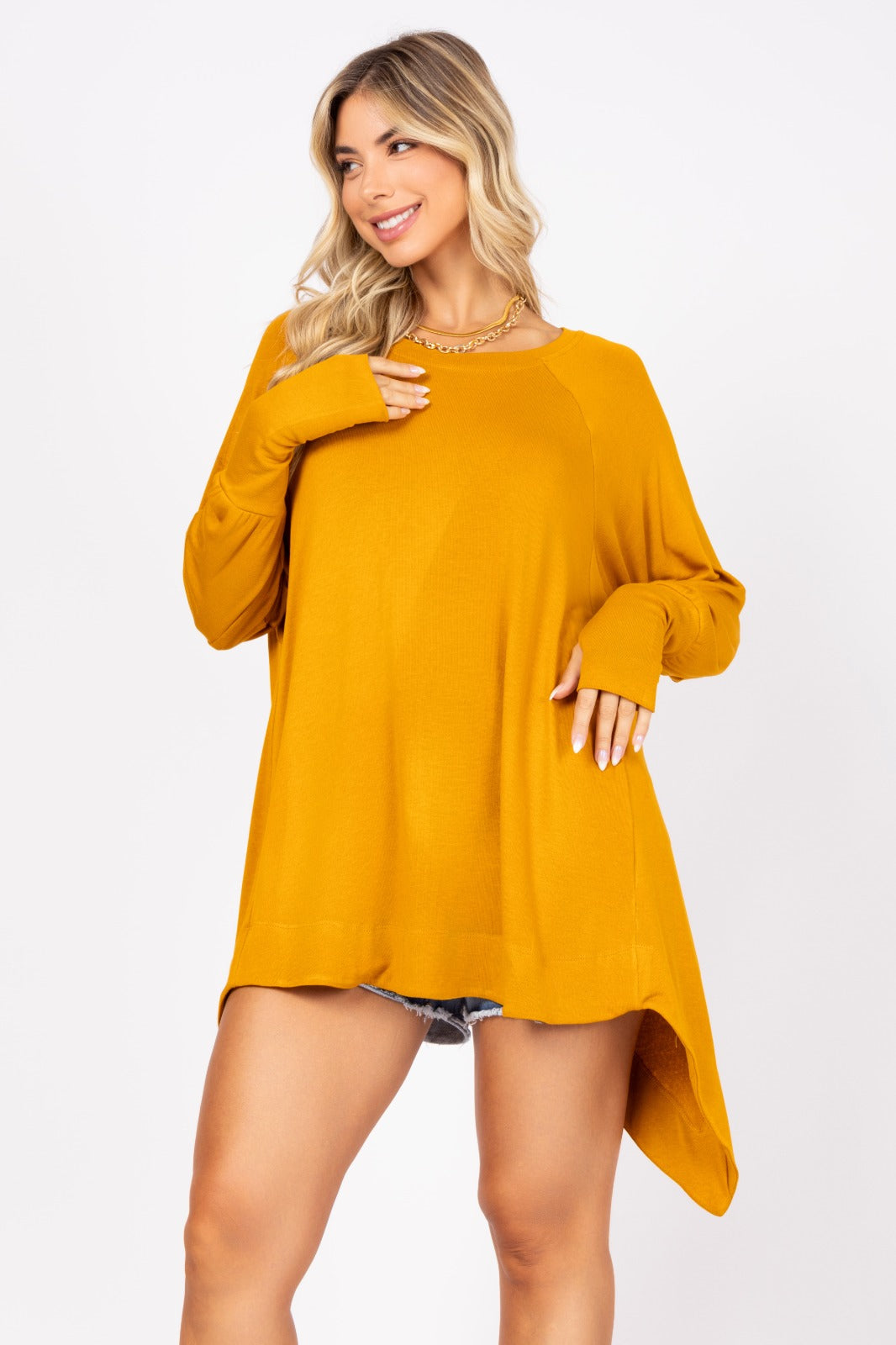 Blusa manga longa astromélia