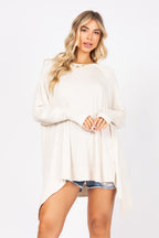Blusa manga longa astromélia