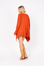 Blusa manga longa astromélia