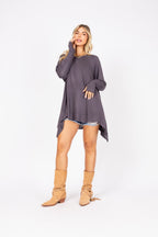 Blusa manga longa astromélia