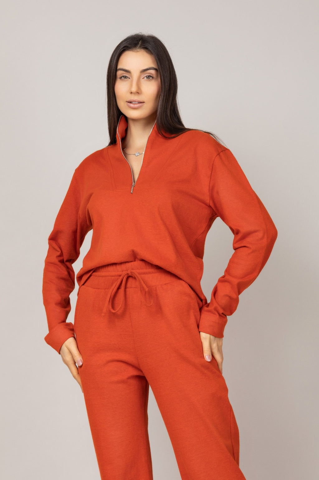 Conjunto blusa manga longa