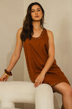 Vestido tachas