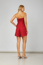 conjunto tomara que caia alfaiataria costas com lastex