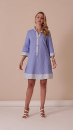Chemise manga longa em linho