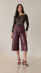 Body renda manga longa