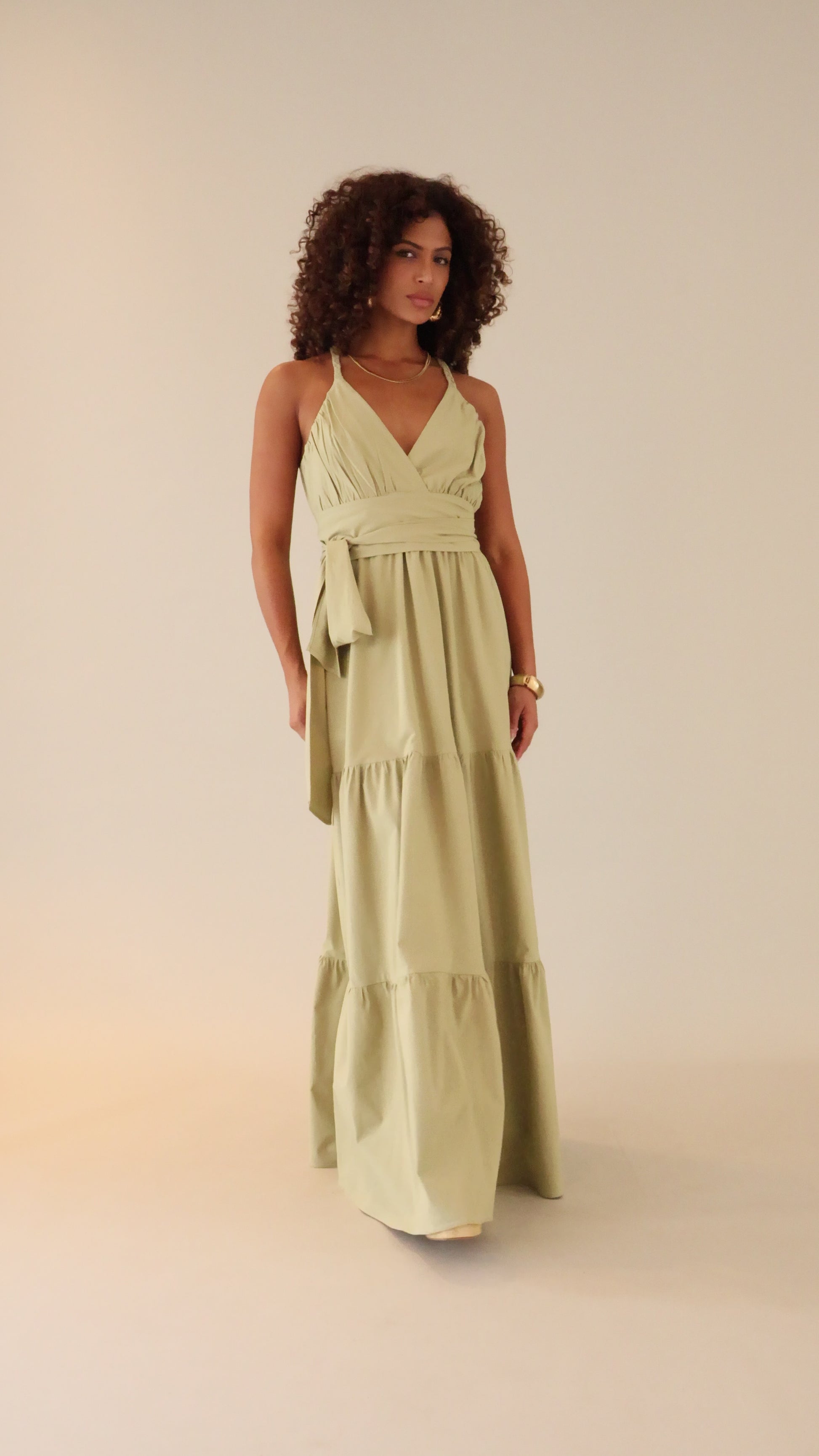 Vestido longo ardísia