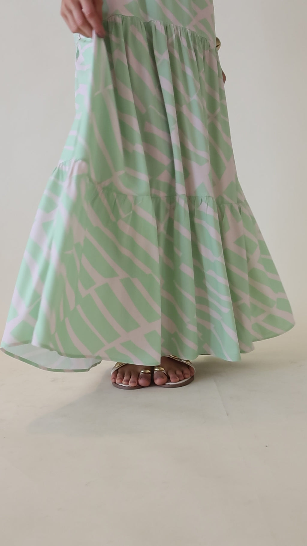 Vestido longo três marias